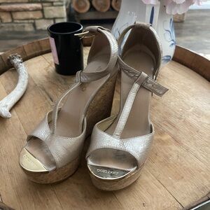 Jimmy Choo Cushed Patent Frappe Heels